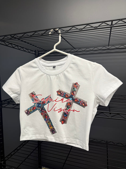 Double Crossed Crop Top